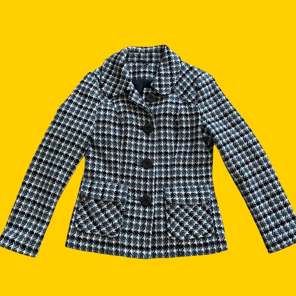 Ambition Houndstooth Blazer Coat